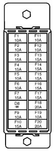 Vue détaillée du compartiment moteur de la Daewoo Lanos.