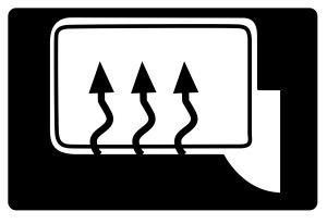 Schéma d'étiquette de fusible avec les circuits protégés et leur valeur.
