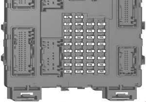 Schéma des fusibles de l'habitacle Ford Ranger T6, type 1.