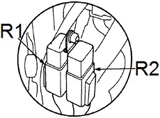 Deuxième support de relais du compartiment moteur pour Honda Accord 2.2L (1994-1997).
