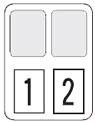 Schéma de la boîte à fusibles n° 2 pour modèles 1999-2002.