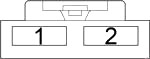 Gros plan sur le panneau de fusibles situé sous le tableau de bord.