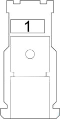Détail du bloc de fusibles et de ses connexions électriques dans l'habitacle.