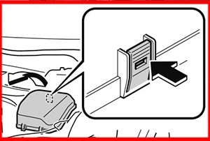 Localisation de la boîte à fusibles dans le compartiment moteur.