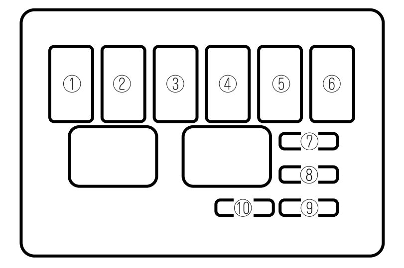 Vue détaillée du compartiment moteur pour le modèle 2005.