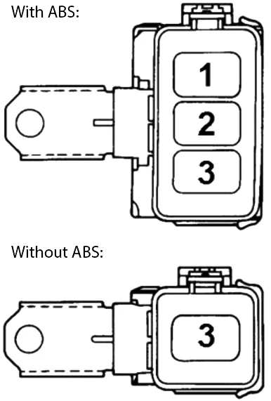 Schéma de la deuxième boîte à fusibles du compartiment moteur.