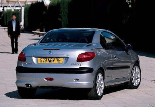 Peugeot 206 CC – spécifications des ampoules