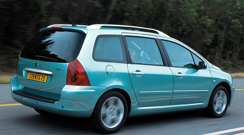 Peugeot 307 SW (2002-2008) – boîte à fusibles