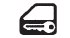 Télécommande de voiture avec logo, série 1996-2005.