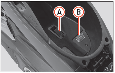 Schéma détaillé des fusibles du scooter électrique Seat MO 125.