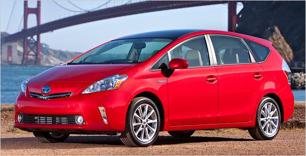 Toyota Prius V (2012-2016) – Boîte à fusibles