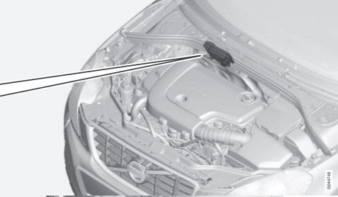 Emplacement des fusibles de la zone froide du moteur Volvo S60