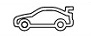 Deuxième symbole de fusible BMW pour la prise de chargement 12V du compartiment.