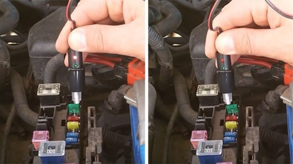Utilisation d'un testeur actuel